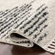 Reserve Trellis Shag Area Rug for Living Room Bedroom Dining Room Nursery, Off White/Charcoal