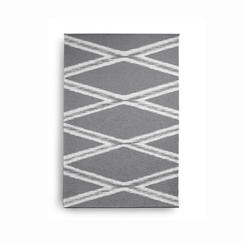 Chenille Geometric Indoor Rug, Rectangle 3' x 5'
