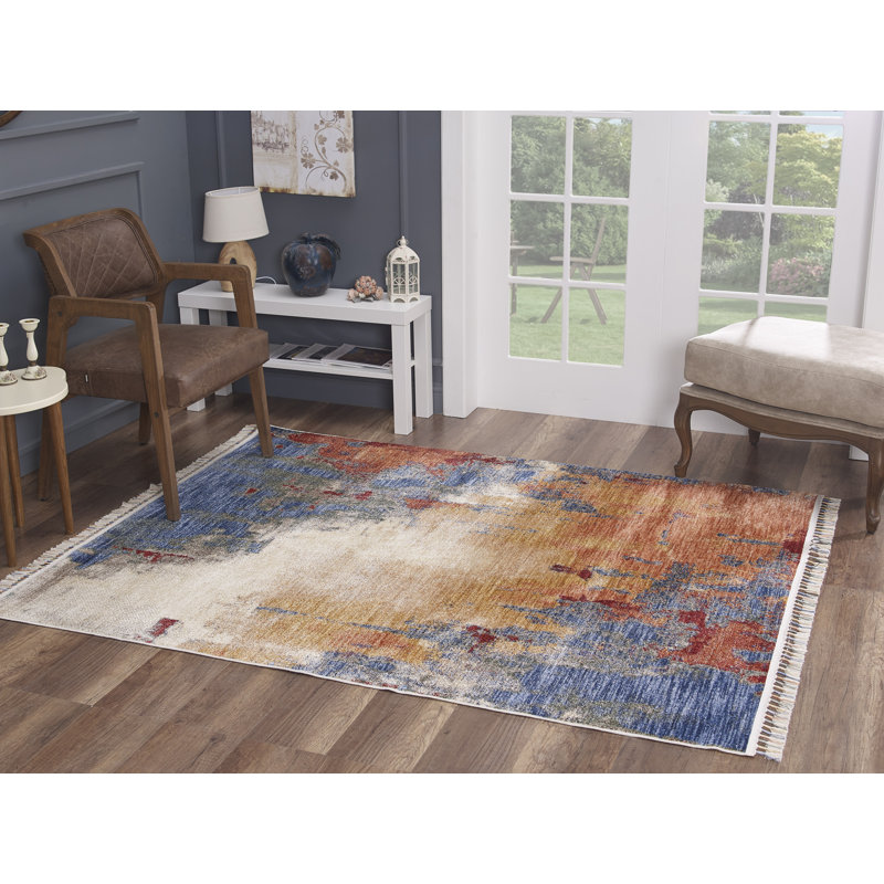 Dovidio Abstract Indoor Rug, Rectangle 5' x 7'