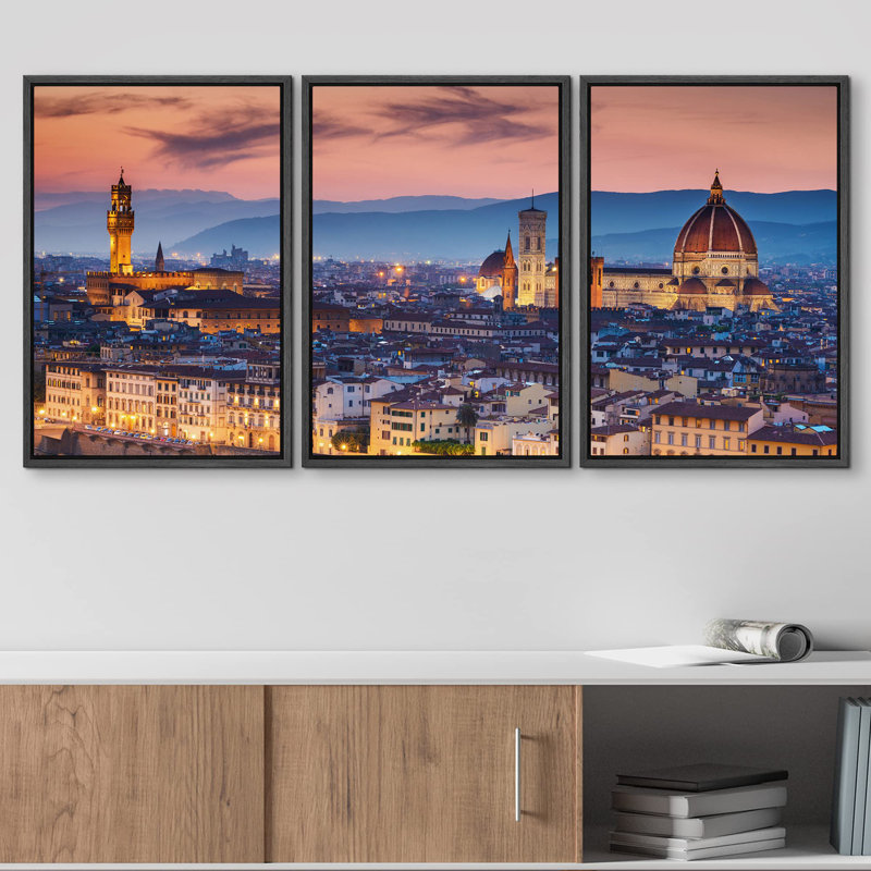 Cathédrale Duomo, coucher de soleil à Florence, Italie, architecture et cartes, paysage urbain, photographie, réalisme, moderne