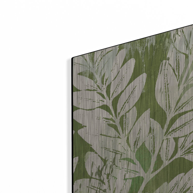 «Sage Foliage» par Erin Clark, art mural en métal, H 12 po x l 12 po