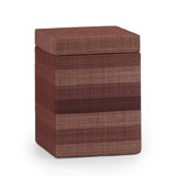 Striate Bathroom Storage Container