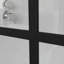 Shower Screen Walk-In Wet-Room Black