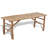Tott And Eling 4 - Person Bamboo Wood Patio Dining Set with Rectangular Table