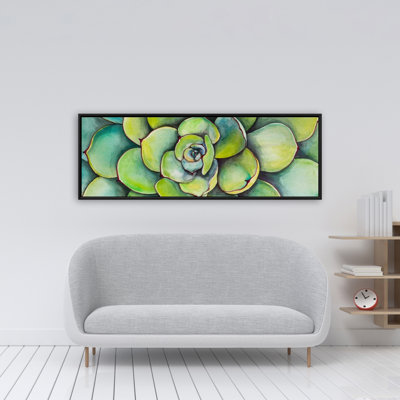 " Watercolor Succulent Plant "