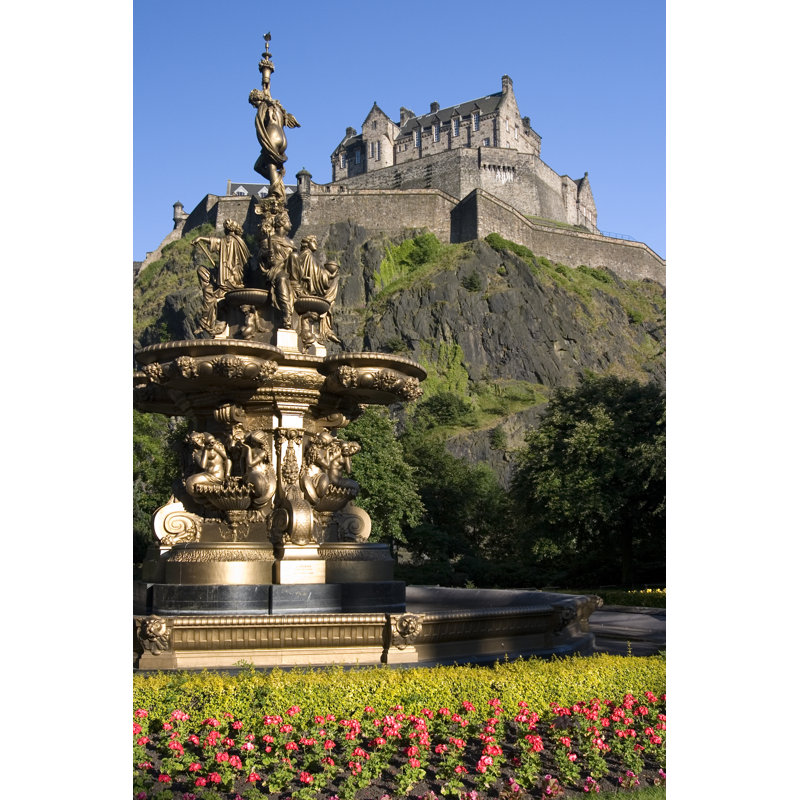 Edinburgh Castle by Jethrostock - Wrapped Canvas Print, 46cm H x 30cm W x 3.8cm D