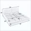 Structure de lit rembourrée de style minimaliste moderne avec tête de lit haute incurvée, tissu en fil de cercle de qualité supérieure et support de pieds robuste, matelas non inclus-1237234292-1237234293