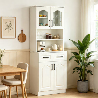 65 cm W Glass Sideboard