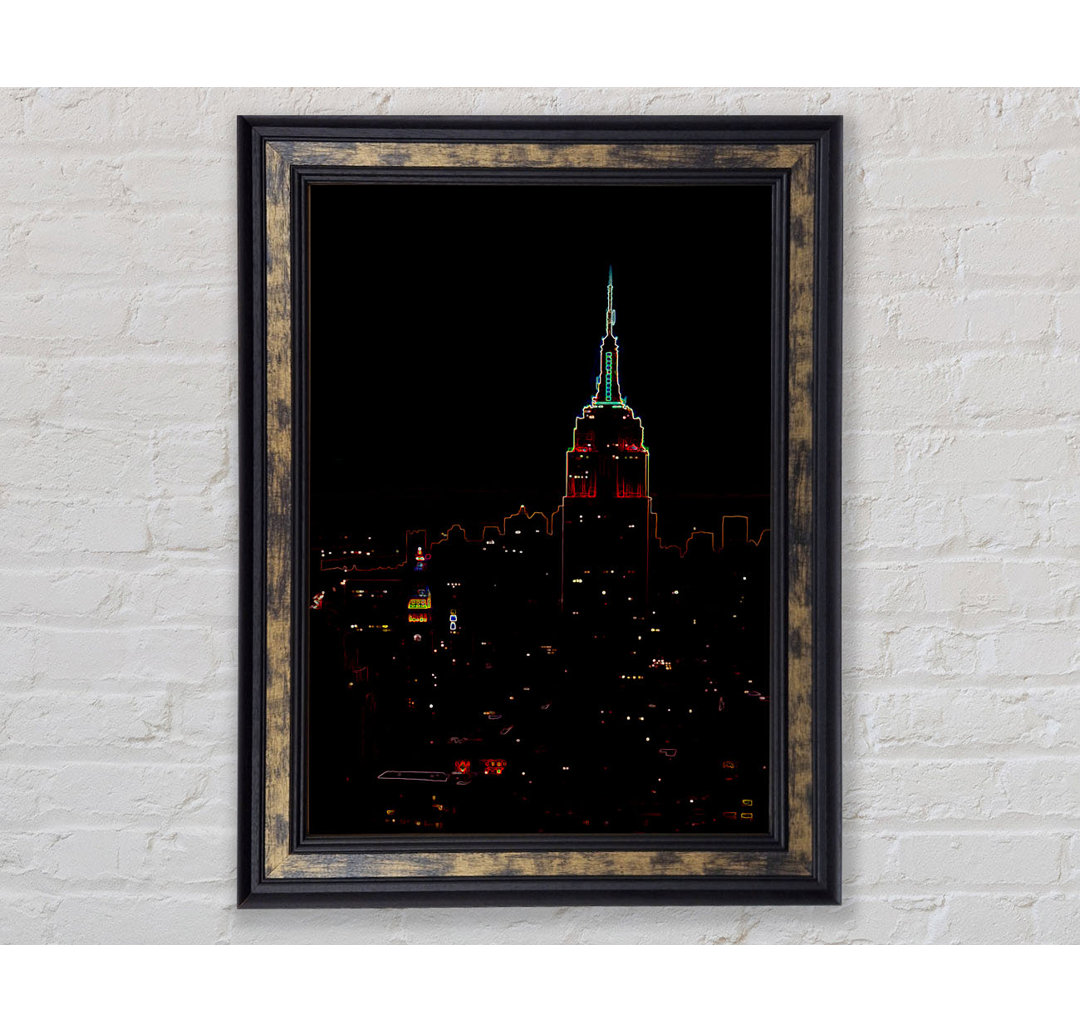 Empire State Neon - Druck