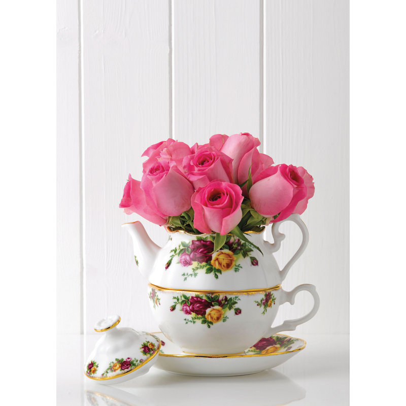 Thé pour 1 personne Royal Albert Old Country Roses