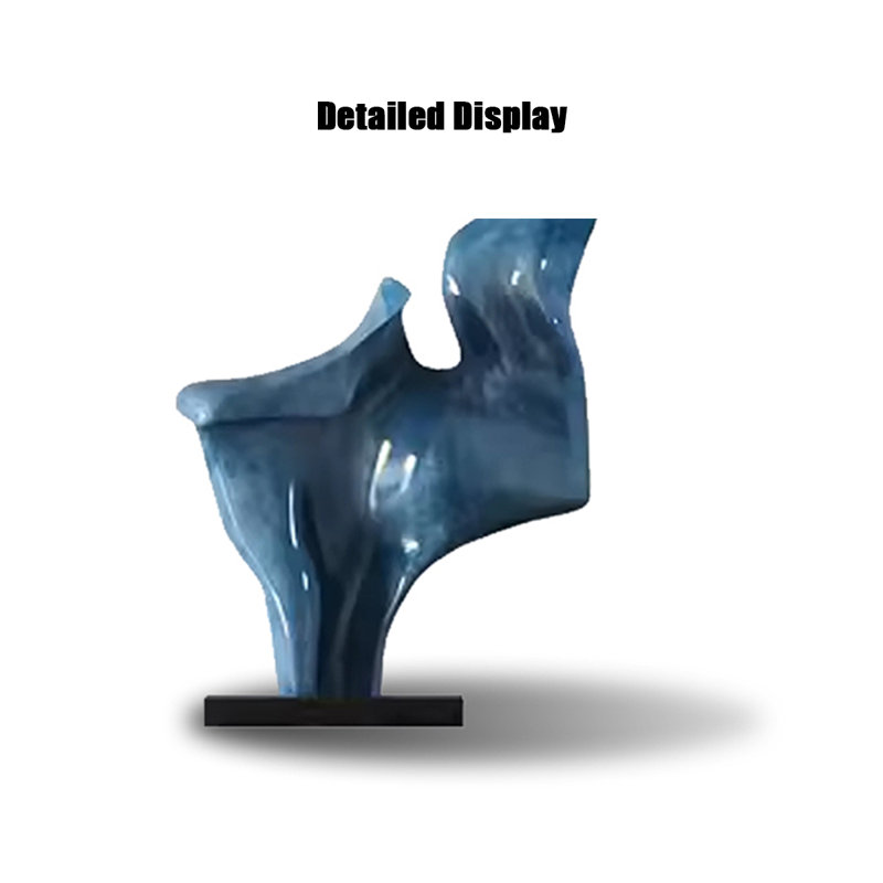 Figurine Creative Sculpture, Bleu
