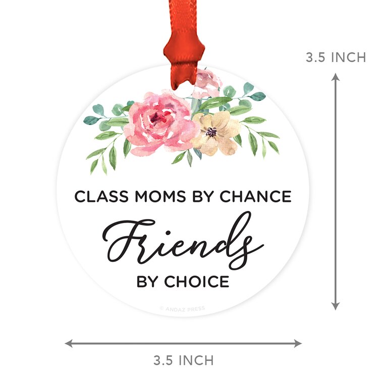 Metal Friendship Gift Neighbors by Chance Friends by Choice Ball Ornament The Holiday Aisle