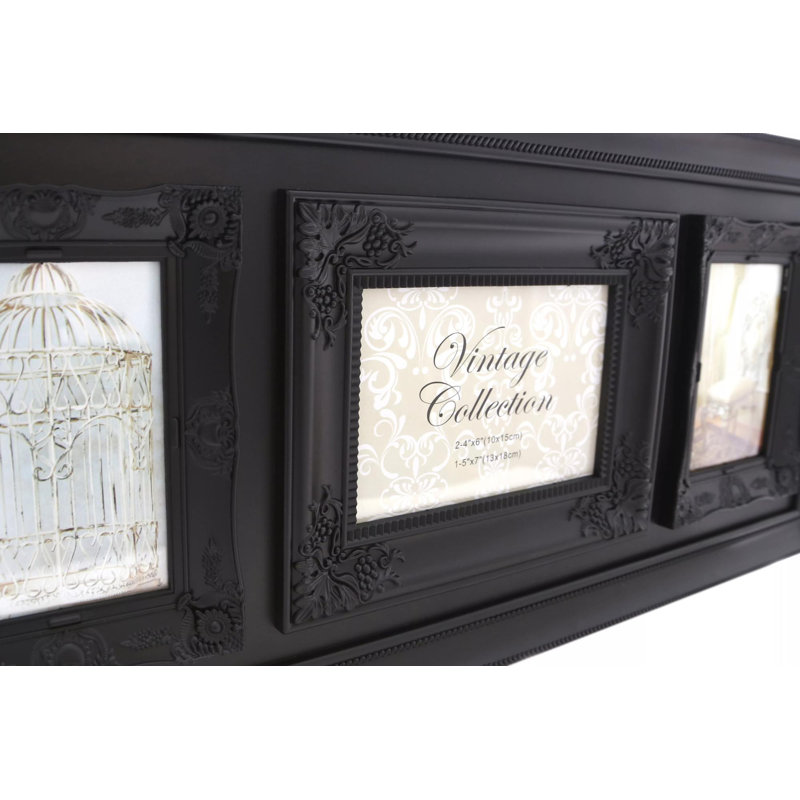 Embossed Picture Frame, Black