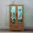 Lighted Glass Curio Display Cabinet with Drawer and Adjustable Shelves-447320500