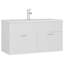 Geilich 900 mm Single Vanity with Integrated Ceramic Basin-2094954485