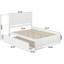 Grand lit plateforme en bois massif Amison-2070483594