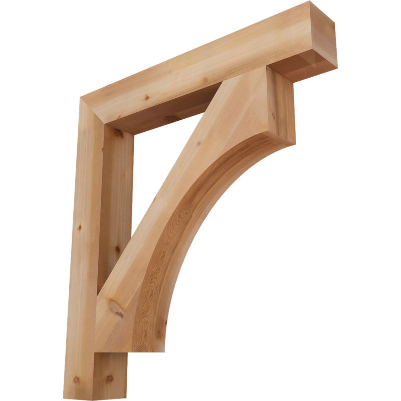 Support Westlake Block, Cèdre rouge de l'Ouest (lisse), H 44 po x l 5,5 po x P 40 po