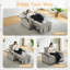 Fauteuil convertible Boneless convertible avec port USB, table d'appoint et porte-gobelets-1695879062