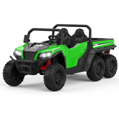 Ride On Dump Truck, 24V Ride On Car With Remote Control, Electric Dump Bed And Extra Shovel