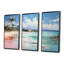 «Green Tropical Beach Escape I» - art mural bord de mer tropical-1832828417-1832828429