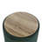 16.9 Inches Height Upholstered Round Storage Ottoman-1482938483