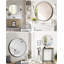 Bhagwanaram Aluminum Framed Round Wall Mirror-747923988-700927896