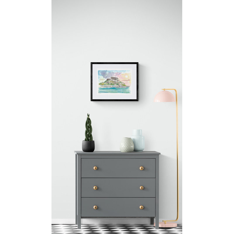 Print, Black Framed Paper, 16" H x 20" W