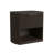 Rimmer 1-Drawer Nightstand with Touch Light in Dark Brown LED