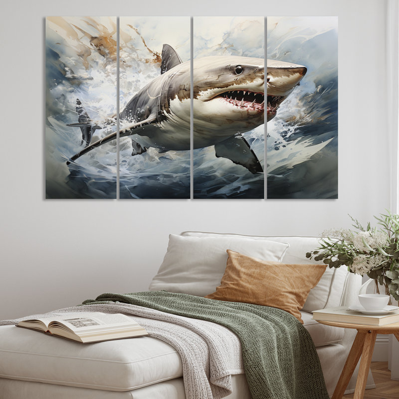 " Gray Shark Silent Hunter I " 4 - Pieces
