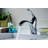 Clavier Single-handle Bathroom Faucet with Drain Assembly-19379171