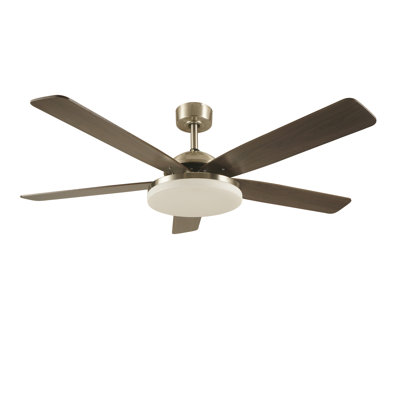 Good Housekeeping's Adeline 52" Ceiling Fan with Integrated LED, Remote Control & Reversible Blades