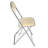 Seated In Style Fritz Style Folding Chair With Vinyl Padded Seats, Silver, Elegant & Comfortable Seating-698836486