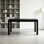 Black Oak Multi-functional Rectangular Desk