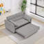 Canapé-lit modulaire 54,30 po Corduroy-1446649196