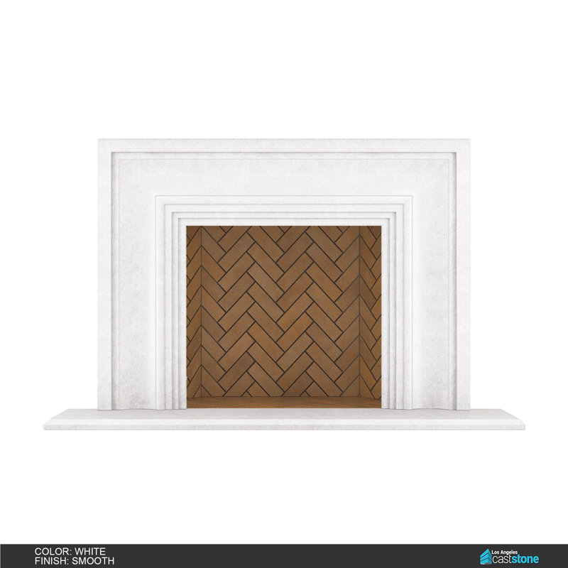 Verona Fireplace Surround, Smooth White