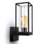 Farana Black Outdoor Armed Sconce-94661500