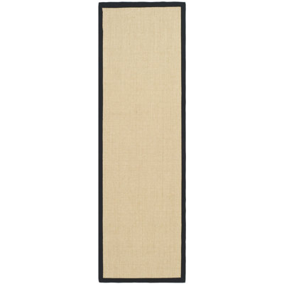 Maize Black Jute Rug