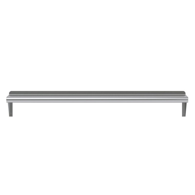 Tablette murale en acier inoxydable 8 po x 48 po