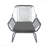 3-Piece Milan Chat Set Outdoor Patio Furniture