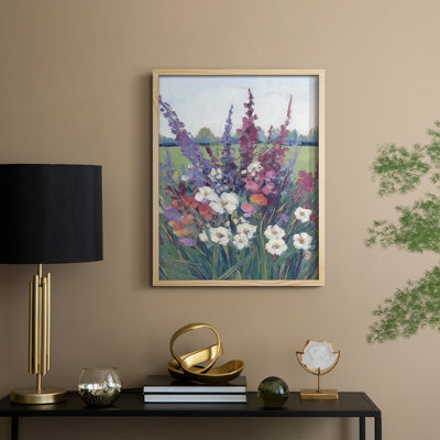 FLORAL Series DCXLI  -Premium Framed Print -Ready to Hang - No Nails Required