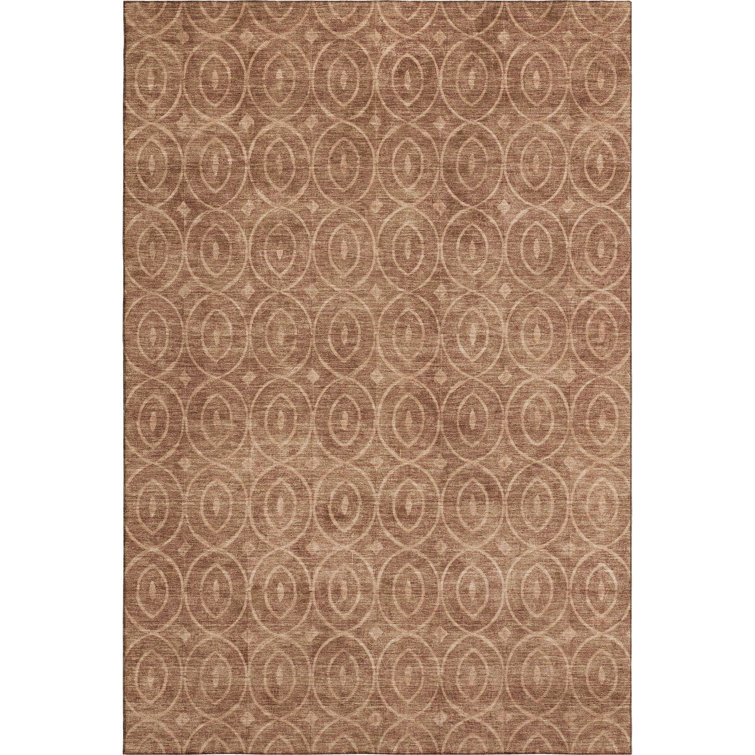 Premium Machine Washable Barry AMF1227 Geometric Rug