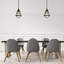 Anthonio 1 - Light Black Pendant