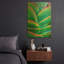 'Succulent VIII' By Dennis Frates Gold Metal Wall Art, 12" x 16"-133036600