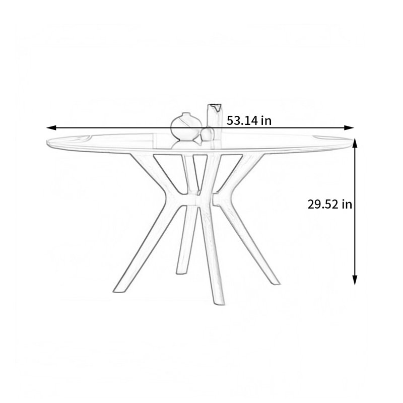 Lundsford, 29.52"H x 53.14"L x 53.14"W