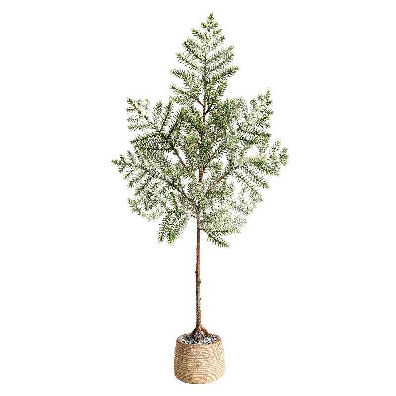 Arbre de Noël artificiel pin givré