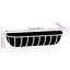 Brandel Metal Railing Planter-1517130103