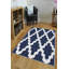 Tapis tissé élégant (4,6 x 7,2 pieds), 100% polyester, hauteur des poils de 0,4 po | Antibactérien, antidérapant, dessous lavable à la machine | Impression 3D numérique | Parfait pour le salon, la chambre à coucher et la salle à manger-2066513653