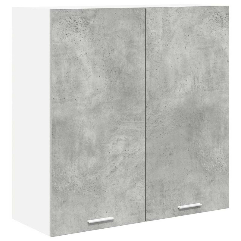 Vidaxl Hanging Cabinet With Storage Riga Artisan Oak 60 X 31 X 80 Cm, 80cm H x 80cm W x 31cm D, Concrete Grey