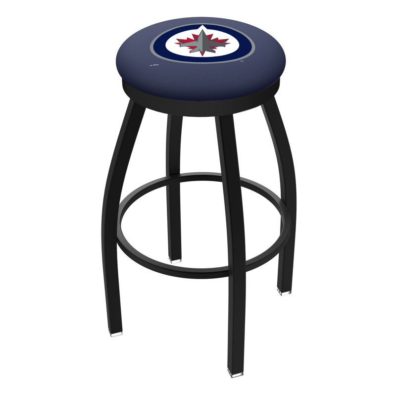 Tabouret pivotant très haut NHL, Winnipeg Jets, Noir, Très grand (siège d'une hauteur de 36 po)