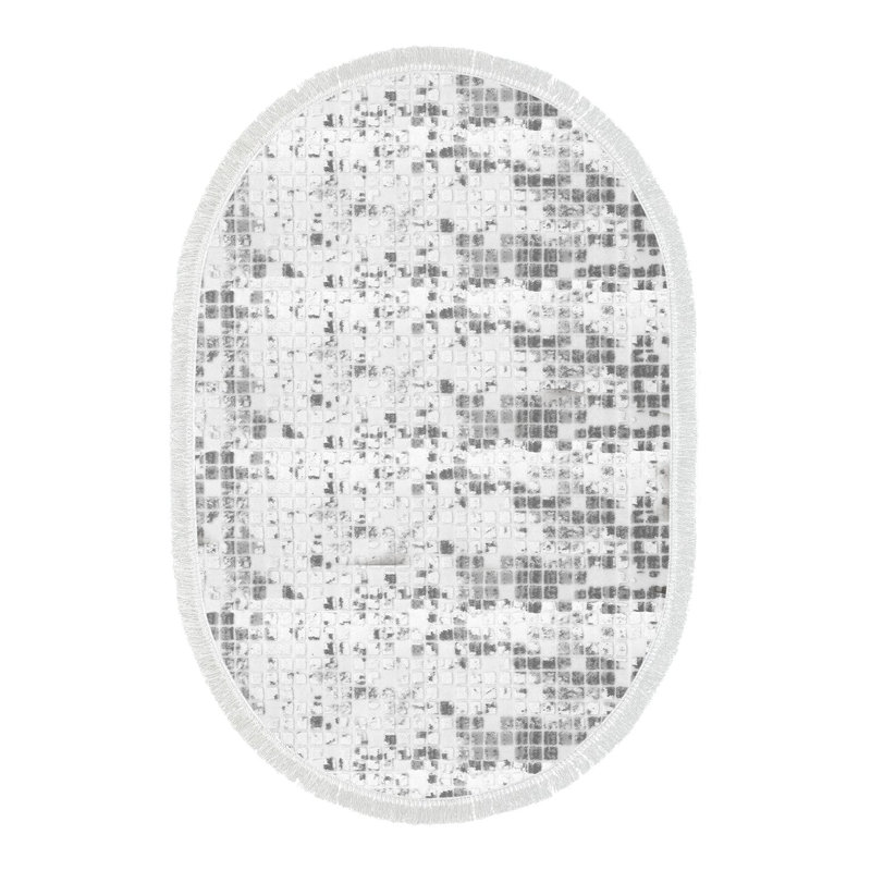 Premium Non-Slip Area Rug, Grey, 39.4 x 63.0 inches | 100% Polyamide, 850 g/m² | 2 mm Pile Height, Machine Washable at 86°F | Easy Cleaning Fabric, Perfect for Living Room, Bedroom & Dining Areas